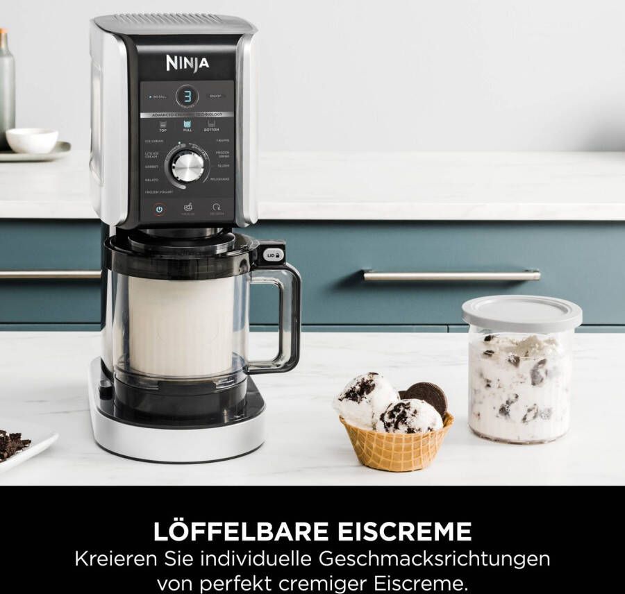 NINJA Ijsmachine NC501EU Creami Deluxe 10-in-1 Eis-und Eisgetränkmaschine