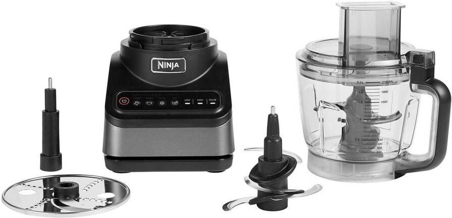 NINJA Keukenmachine Compacte machine met auto-iQ BN650EU incl. 2 1 l kom & diverse inzetten