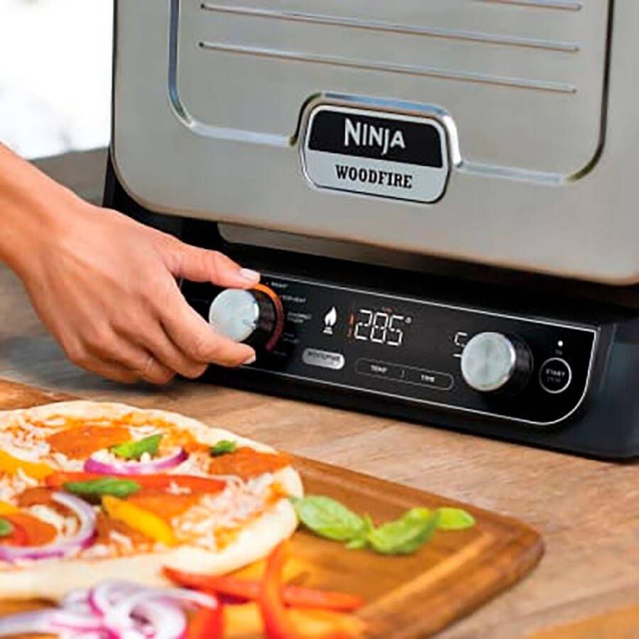 NINJA Mini-oven OO101EU 8-in-1 pizza stoven Max Roast grillen bakken braden roken drogen & warmhouden