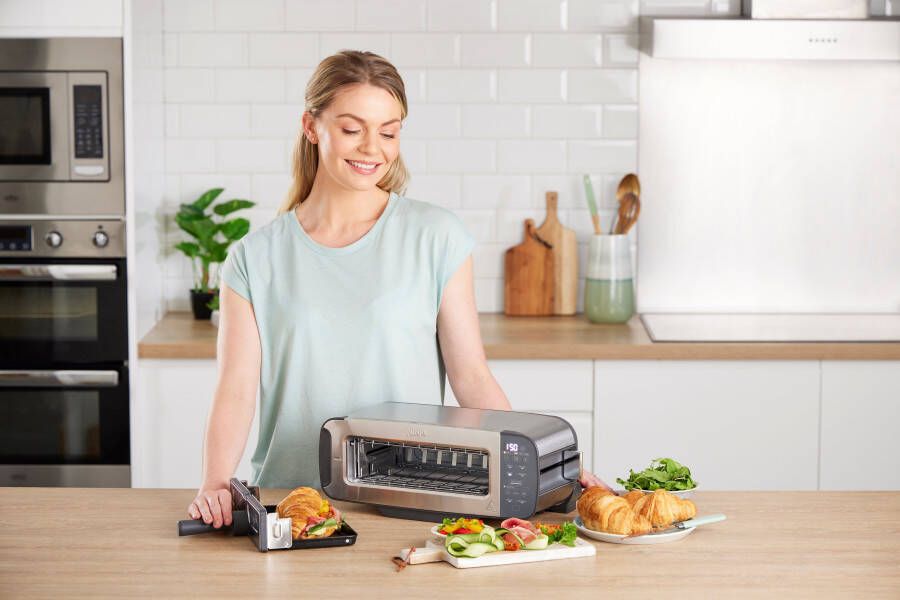 NINJA Toaster ST202EU Foodi 2-in-1 toaster grill & panini pers