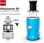 Novis S1 VitaJuicer VitaTec Blauw Juicer 4-in-1 functionaliteit AutoSpeed - Thumbnail 4