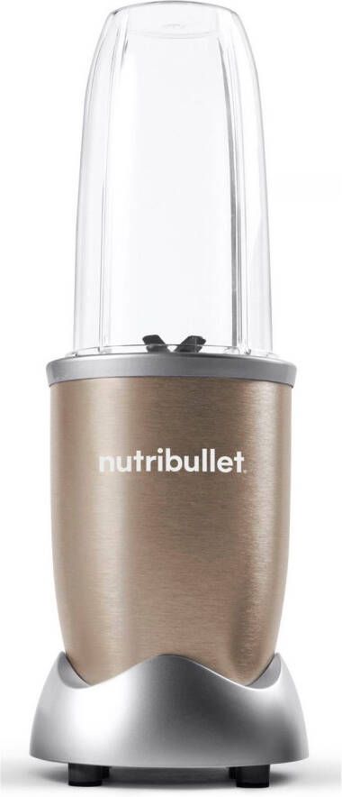 Nutribullet Smoothie-maker NB907CP Blender multifunctionele blender incl. 2 drinkbekers champagne