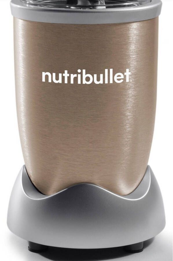 Nutribullet Smoothie-maker NB907CP Blender multifunctionele blender incl. 2 drinkbekers champagne