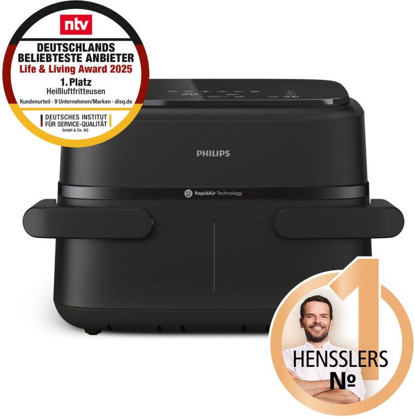 Philips Airfryer 1000 Flexible Basket NA150 00 twee manden met 7.1L