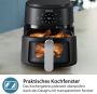Philips 2000 series NA221 00 friteuse Enkel Vrijstaand 1500 W Heteluchtfriteuse Zwart Zilver - Thumbnail 7