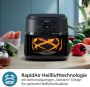 Philips 2000 series NA231 00 friteuse Enkel Vrijstaand 1700 W Heteluchtfriteuse Zwart Zilver - Thumbnail 6