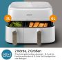Philips 3000 series NA353 10 friteuse Dubbel 9 l Vrijstaand 2750 W Heteluchtfriteuse Grijs - Thumbnail 7