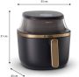 Philips 3000 Series Airfryer NA331 00 Kijkvenster RapidAir Plus 6.2L Tot 5 Personen Zwart - Thumbnail 6