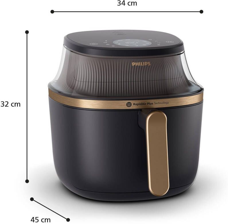 Philips Airfryer 3000 NA342 00 mit 7.2L Sichtfenster