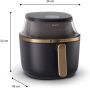 Philips 3000 series Airfryer van 7 2 liter uit de 3000-serie - Thumbnail 4