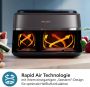 Philips Airfryer 3000 Series NA352 00 Dual Basket Airfryer met 9L capaciteit (3L+6L) - Thumbnail 10