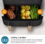 Philips Airfryer NA552 00 Steam Airfryer 5000 Series Dual Basket 9L Capaciteit (3L+6L) - Thumbnail 6