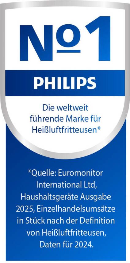 Philips Airfryer XXL HD9285 90 7 2 l met 7 instellingen warmhoudfunctie en wifi-connectiviteit