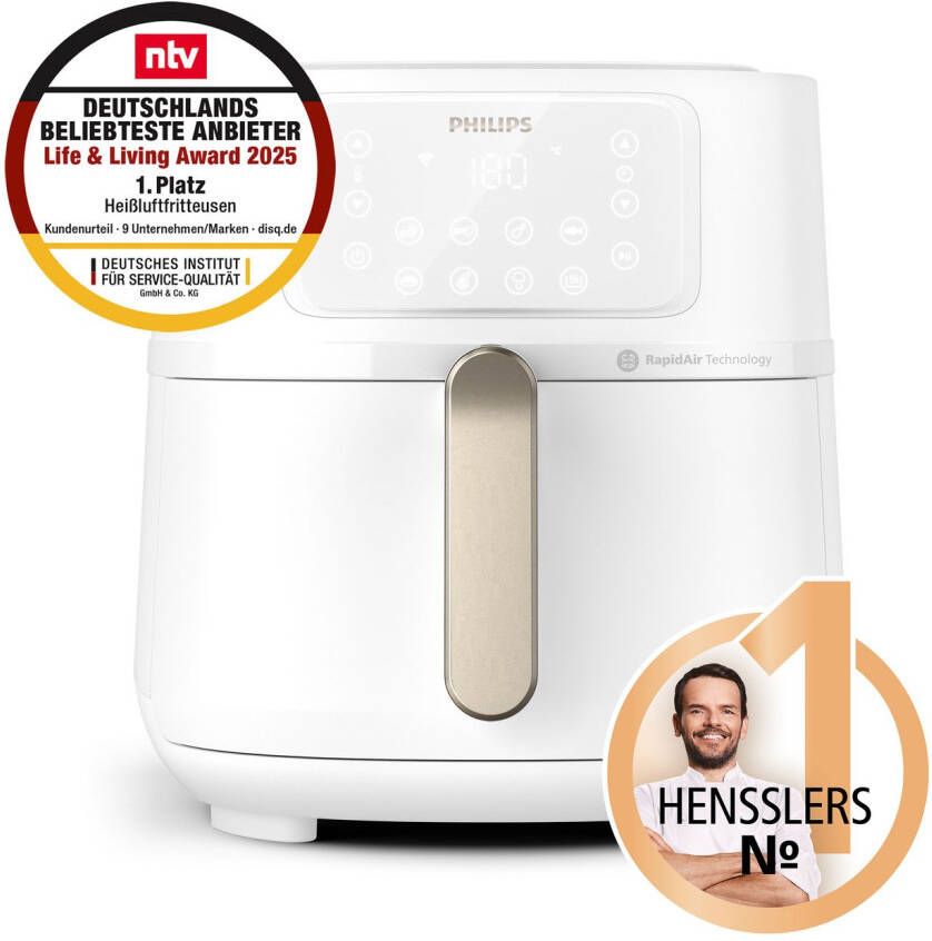 Philips Airfryer XXL HD9285 90 7 2 l met 7 instellingen warmhoudfunctie en wifi-connectiviteit