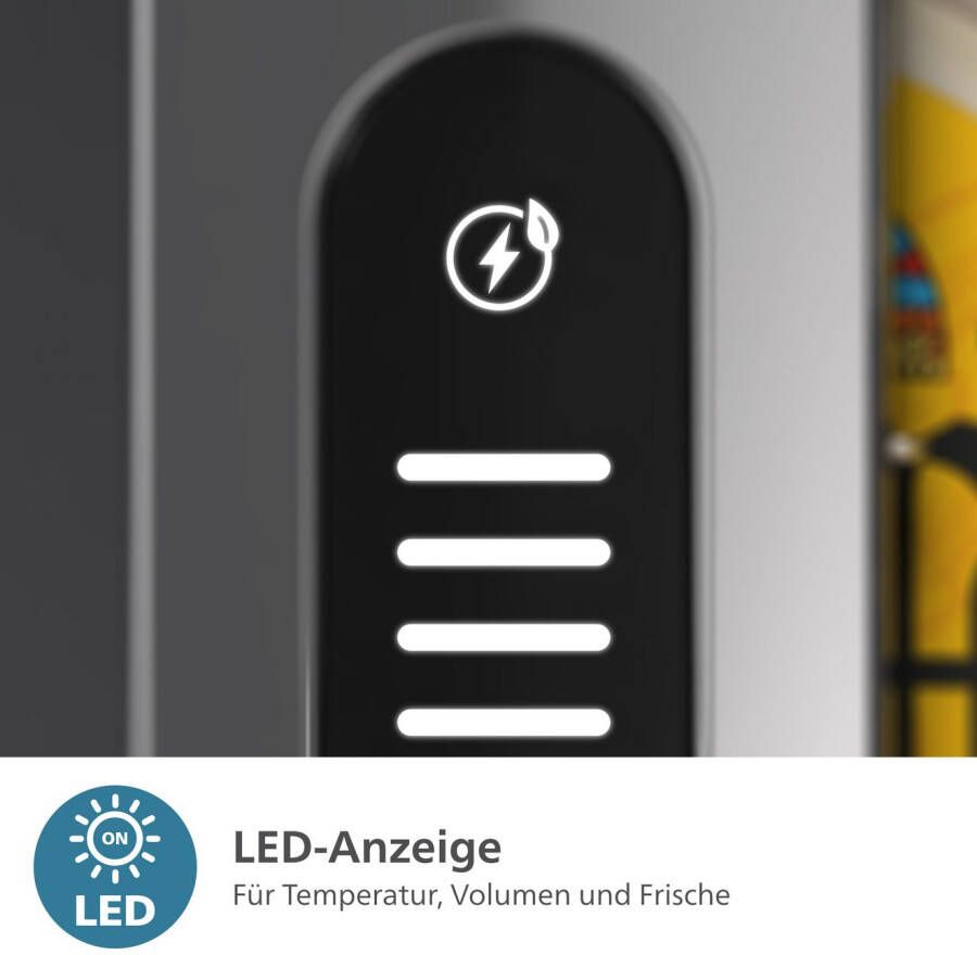Philips Biertapinstallatie Perfect Draft 7000 Series HD3770 90 met temperatuurinstellingen van 0-12°c en led-display zwart