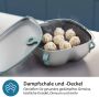Philips Grillpan-inzet HD9960 00 2-in-1: wokpan en stoominzet Airfryer accessoire compatibel met airfryer combi 7000 series vaatwasmachinebestendig - Thumbnail 4
