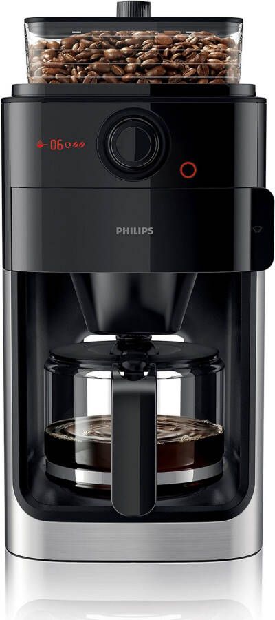 Philips Koffiezetapparaat met maalwerk Grind & Brew HD7767 00 1 2 l aroma-gesealed bonenvak edelstaal zwart - Foto 11