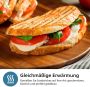 Philips Sandwichmaker 5000 Series HD2350 80 met 3 verwisselbare plaatsets gelijkmatige opwarming compacte opslag zwart zilver - Thumbnail 7