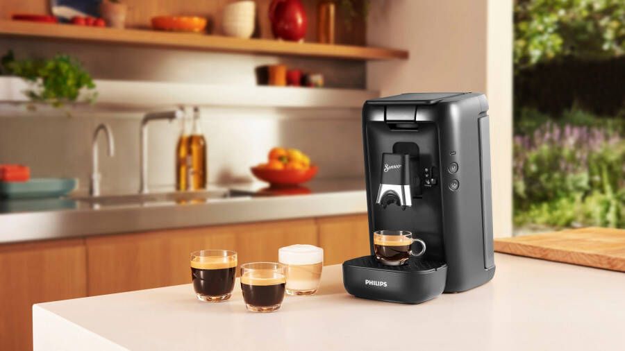 Senseo Koffiepadautomaat Maestro CSA260 60 gemaakt van 80% gerecycled plastic +3 koffiespecialiteiten - Foto 5