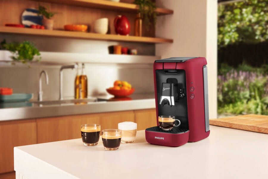 Senseo Koffiepadautomaat Maestro CSA260 90 gemaakt van 80% gerecycled plastic +3 koffiespecialiteiten - Foto 6