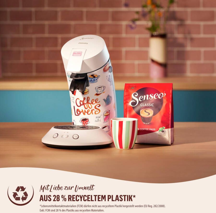 Senseo Koffiepadautomaat Original Plus CSA210 15 met twee koffie-instellingen