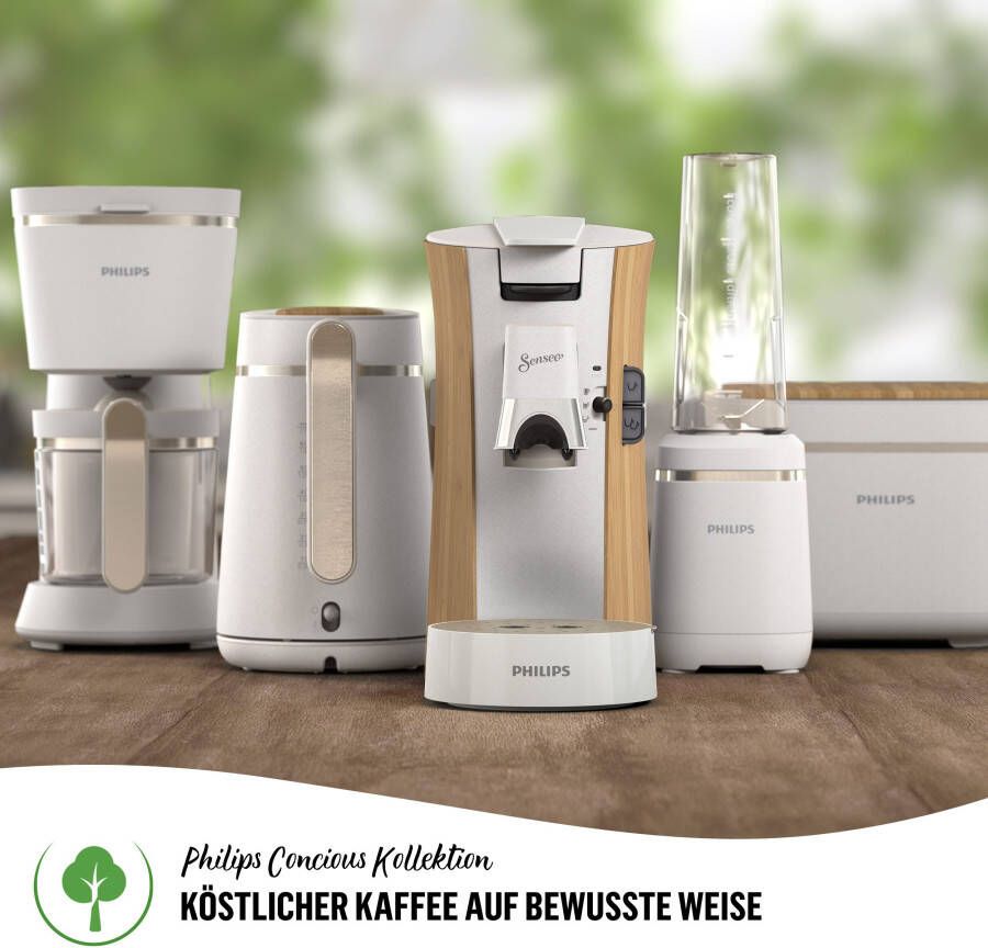 Senseo Koffiepadautomaat Select CSA240 05 met 37% biobased kunststof Intensity Plus