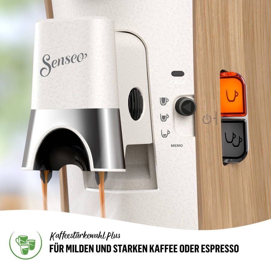 Senseo Koffiepadautomaat Select CSA240 05 met 37% biobased kunststof Intensity Plus