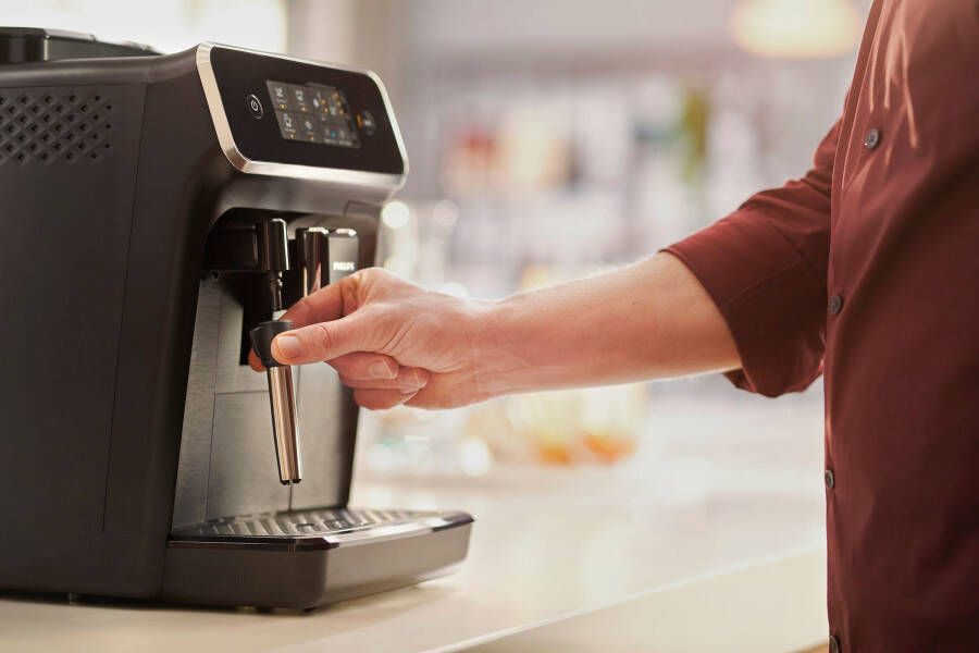 Philips Volautomatisch koffiezetapparaat 2200 Serie EP2220 10 Pannarello voor 2 koffiespecialiteiten en verstelbare aromasterkte matzwart - Foto 11