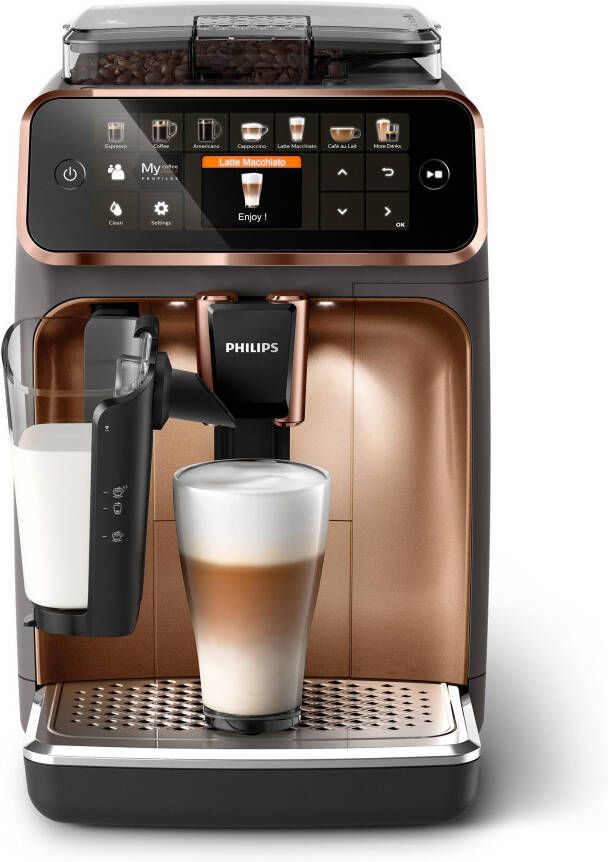 Philips Volautomatisch koffiezetapparaat 5400 Series EP5144 70 met LatteGo-melksysteem