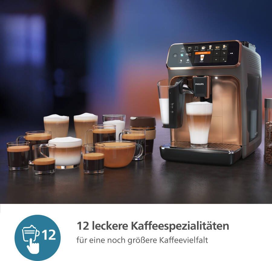 Philips Volautomatisch koffiezetapparaat 5400 Series EP5144 70 met LatteGo-melksysteem