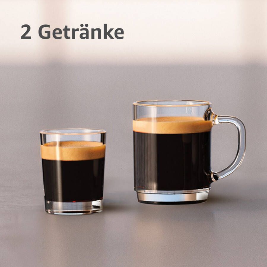 Philips Volautomatisch koffiezetapparaat 2200 Serie EP2220 10 Pannarello voor 2 koffiespecialiteiten en verstelbare aromasterkte matzwart