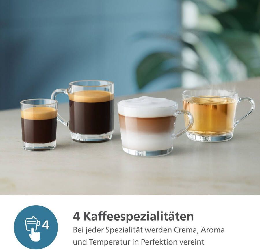 Philips Volautomatisch koffiezetapparaat EP2333 40 2300 Series 4 koffiespecialiteiten met lattego melkopschuimer wit en chroom