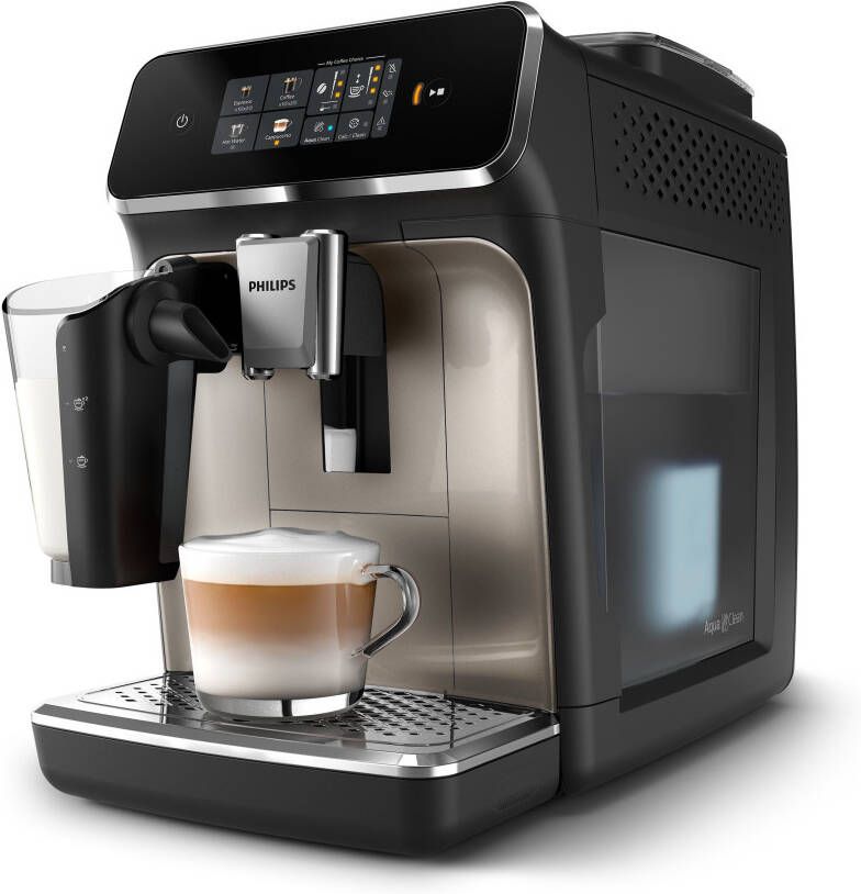 Philips Volautomatisch koffiezetapparaat EP2336 40 2300 Series 4 koffiespecialiteiten met lattego-melksysteem zwart verchroomd - Foto 5