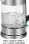 Proficook waterkoker van glas 1107G 1 5 liter - Thumbnail 3