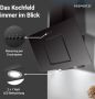 RESPEKTA Schuine wandkap CH 22010 90 cm 3 vermogensniveaus led-verlichting geschikt voor afzuiging en recirculatie - Thumbnail 11