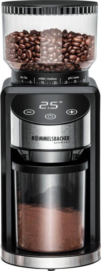 Rommelsbacher Koffiemolen EKM 400 met kegelmaalwerk antistatica-functie 35 maalgrofheden - Foto 14