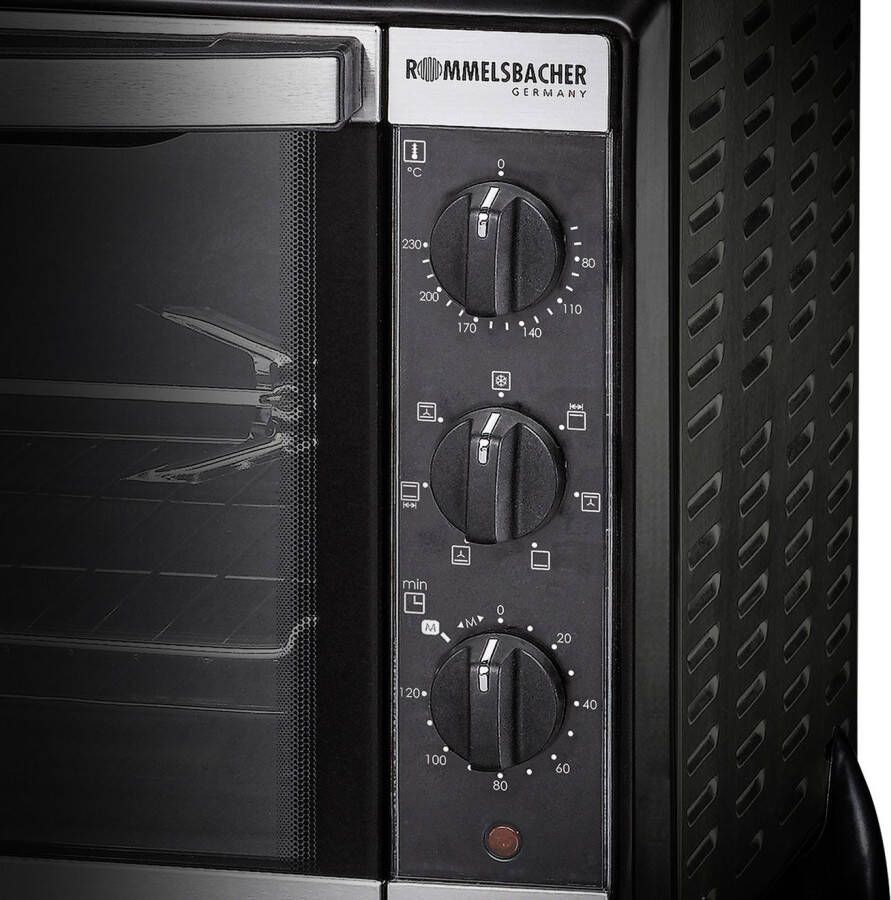 Rommelsbacher Mini-oven BG 1575 inclusief pizzasteen