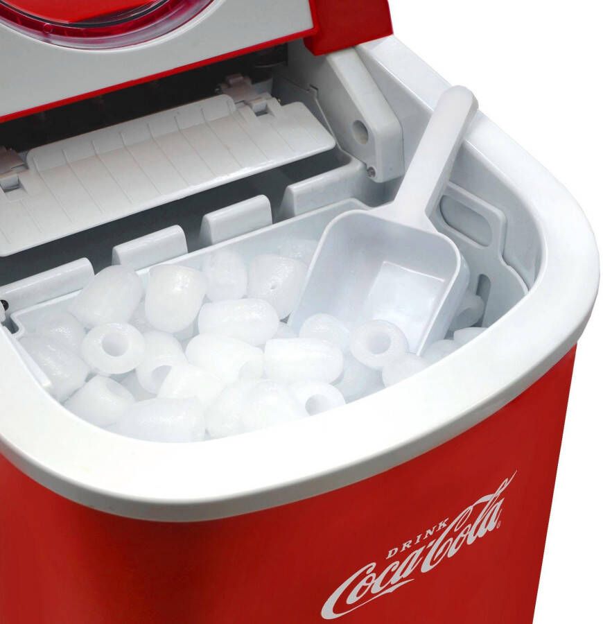 Salco Coca-Cola ijsblokjes machine ijsblokjes in 8-13 minuten met flesopener rood - Foto 3