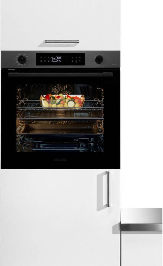 Samsung Inbouw pyrolyse oven NV7B44503DB Dual Cook – Eén oven. Twee kookruimtes. Maximale flexibiliteit.