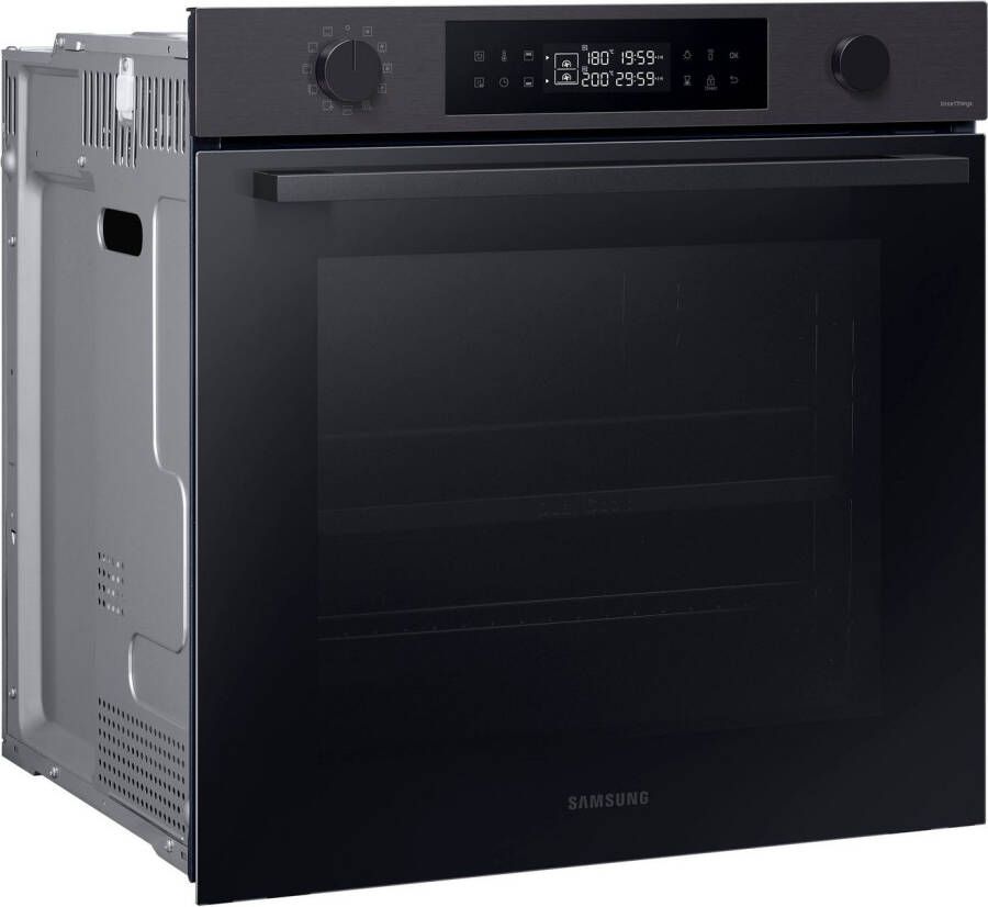 Samsung Inbouw pyrolyse oven NV7B44503DB Dual Cook – Eén oven. Twee kookruimtes. Maximale flexibiliteit.