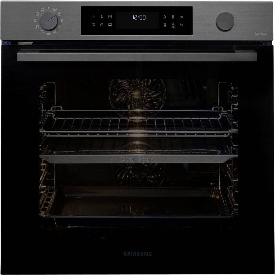 Samsung Inbouw pyrolyse oven NV7B44503DB Dual Cook – Eén oven. Twee kookruimtes. Maximale flexibiliteit.