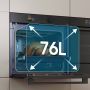 Samsung Inbouw pyrolyse oven NV7B44503DB Dual Cook – Eén oven. Twee kookruimtes. Maximale flexibiliteit. - Thumbnail 6