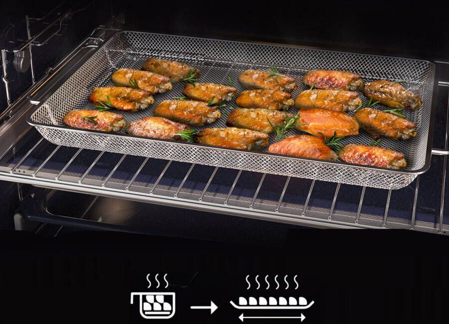 Samsung Inbouw pyrolyse oven NV7B6675CDN Dual Cook – Eén oven. Twee kookruimtes. Maximale flexibiliteit.