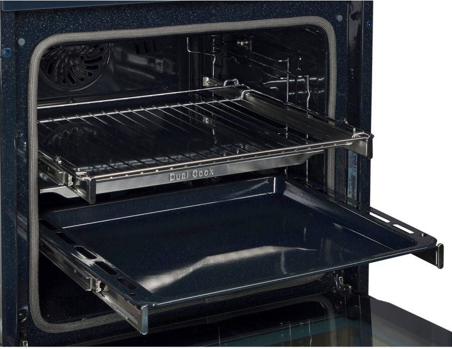 Samsung Inbouw pyrolyse oven NV7B6675CDN Dual Cook – Eén oven. Twee kookruimtes. Maximale flexibiliteit.