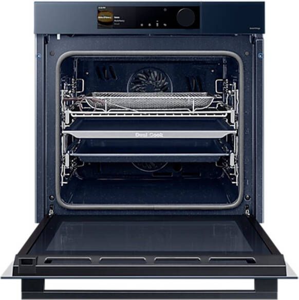 Samsung Inbouw pyrolyse oven NV7B6675CDN Dual Cook – Eén oven. Twee kookruimtes. Maximale flexibiliteit.