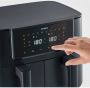 Severin FR 2463 Dubbele Heteluchtfriteuse ca. 2600W 8L (2x 4L) touchscreen 10 automatische programma's sync & matchfunctie PTFE vrij - Thumbnail 4
