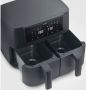 Severin FR 2463 Dubbele Heteluchtfriteuse ca. 2600W 8L (2x 4L) touchscreen 10 automatische programma's sync & matchfunctie PTFE vrij - Thumbnail 6