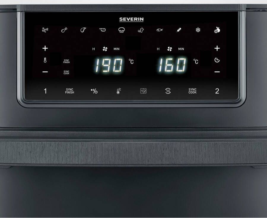 Severin Airfryer FR 2490 9 l "Flex Max Dual"