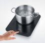 Severin KP 1032 Inductiekookplaat Slimline 2.000 W Panherkenning (Ø 22cm) Touch-bedieningspaneel Temperatuurinstelling 60-240 °C Luxe mat glazen oppervlak voor minder vingerafdrukken 1-pits Timer Kinderslot Normale stekker - Thumbnail 4
