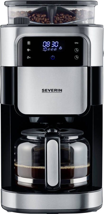 Severin Koffiezetapparaat met maalwerk KA 4813 1 25 l Maalgrofheid en koffiehoeveelheid instelbaar warmhouden: tot 60 min. timer - Foto 8